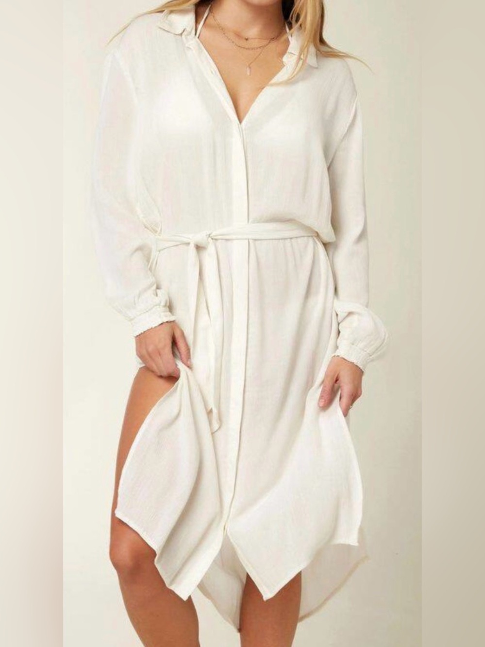 O’NEILL Dockside Women's Button-Down Swim Cover-Up/Dress
